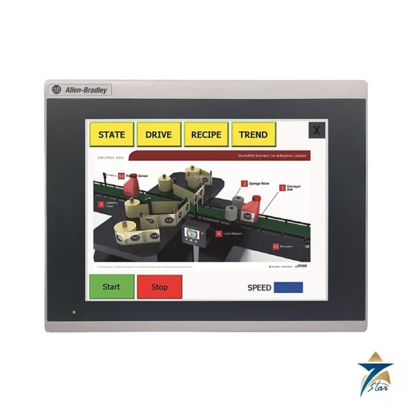 Allen-Bradley 2711R-T10T PanelView 800 10-inch HMI terminal