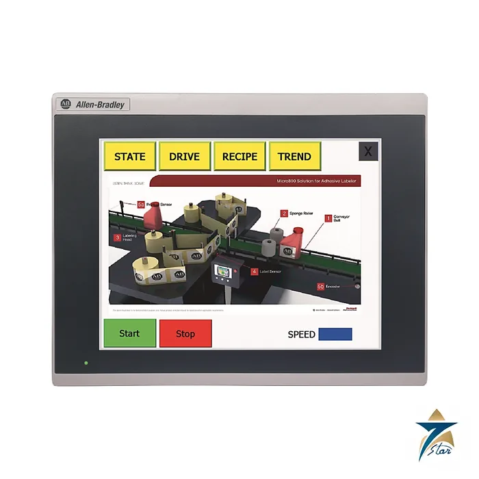 Allen-Bradley 2711R-T10T PanelView 800 10-inch HMI terminal
