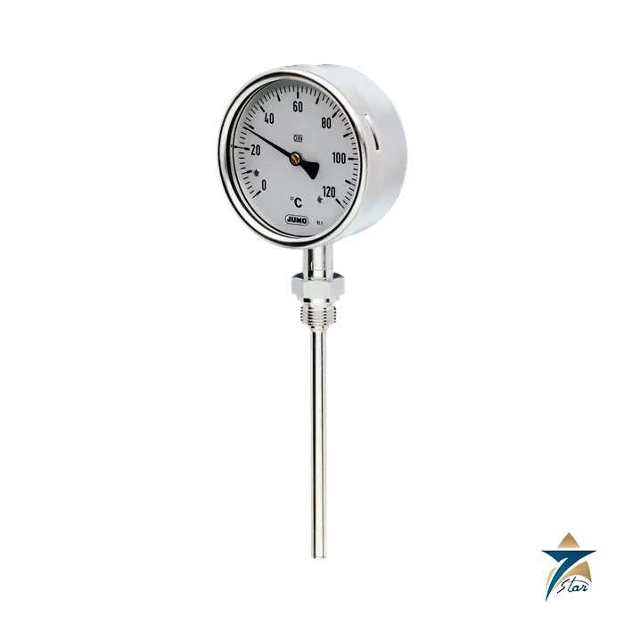 JUMO 608003 bimetal dial thermometer, chemistry version JUMO 608003 bimetal dial thermometer, chemistry version