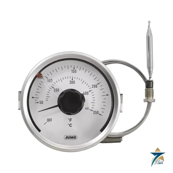 JUMO dicoTEMP 800 dial thermometer with microswitch, type 608530