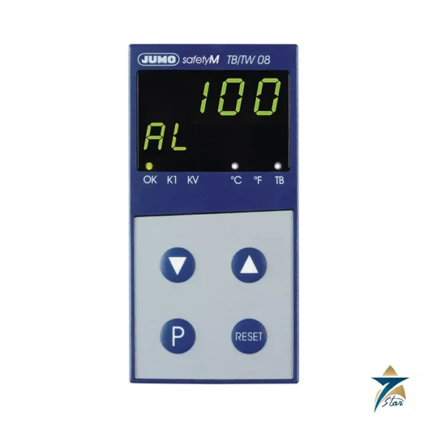 JUMO safetyM TB/TW 08 panel-mount temperature limiter, type 701170