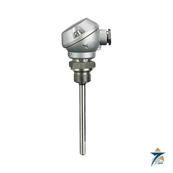 JUMO 901030 screw-in thermocouple with terminal head form J
