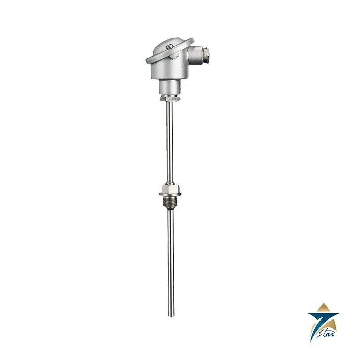 jumo-902020-screw-in-rtd-probe-with-head-b JUMO 902020 screw-in RTD temperature probe with form B terminal head