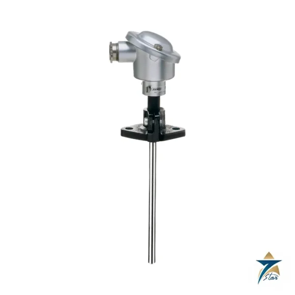 JUMO 902120 push-in RTD temperature probe with terminal head form B