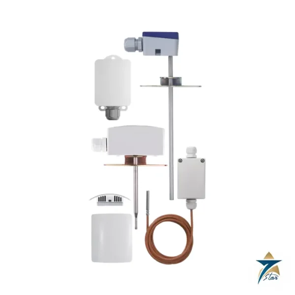 JUMO 902520 indoor and outdoor RTD temperature probe for air-conditioning (family photo)