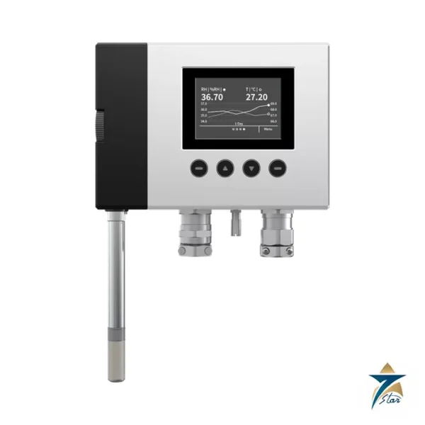 JUMO 907037 intrinsically safe humidity and temperature transmitter, wall-mount version