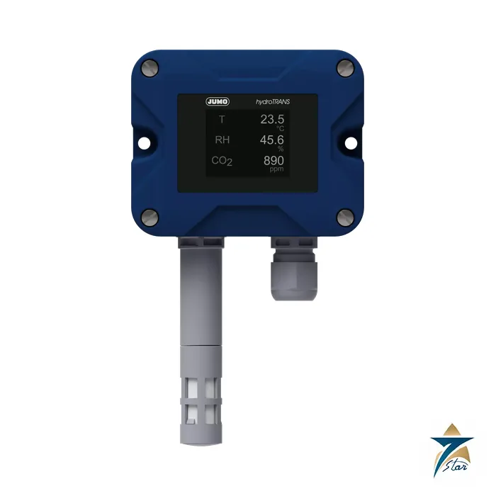 JUMO hydroTRANS S20 wall-mount humidity and temperature transmitter, type 907042 JUMO hydroTRANS S20 wall-mount humidity and temperature transmitter, type 907042