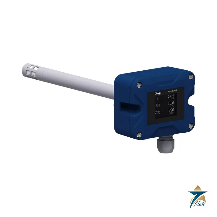 JUMO hydroTRANS S30 duct humidity and temperature transmitter, type 907043 JUMO hydroTRANS S30 duct humidity and temperature transmitter, type 907043