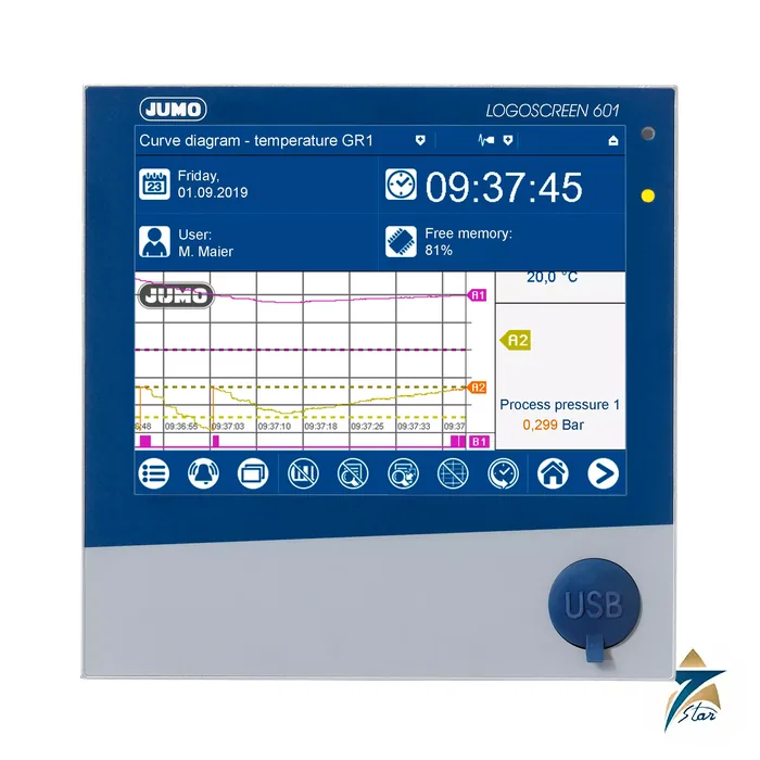 jumo-logoscreen-601-paperless-recorder-with-touchscreen JUMO LOGOSCREEN 601 paperless recorder with touchscreen