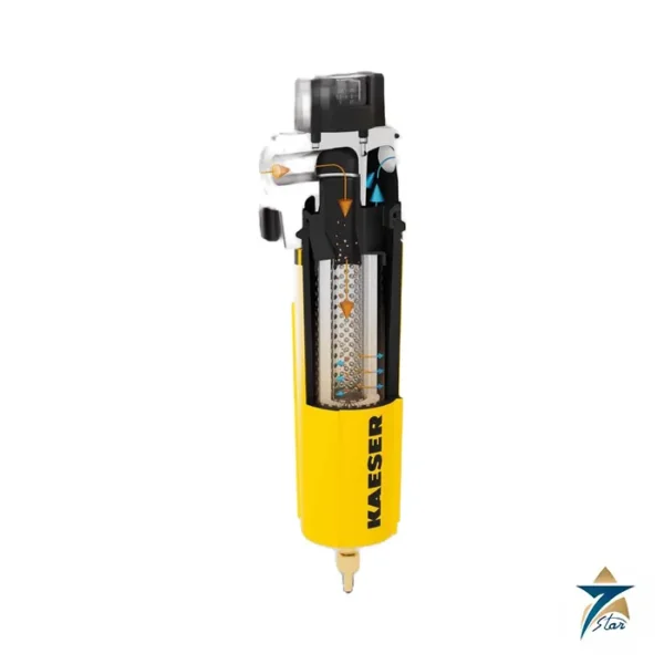 Kaeser KF compressed air filter cutaway