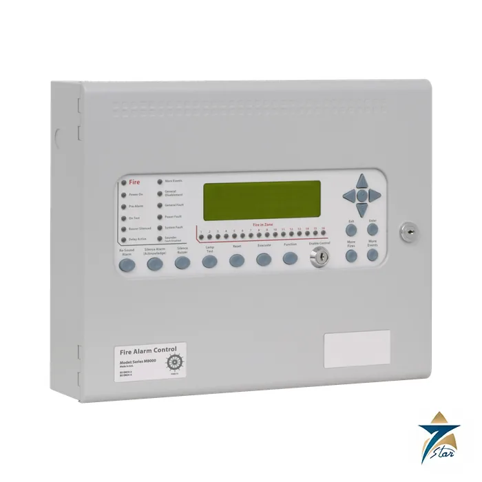 Kentec Syncro ASM marine and offshore addressable fire control panel (family photo from manufacturer)