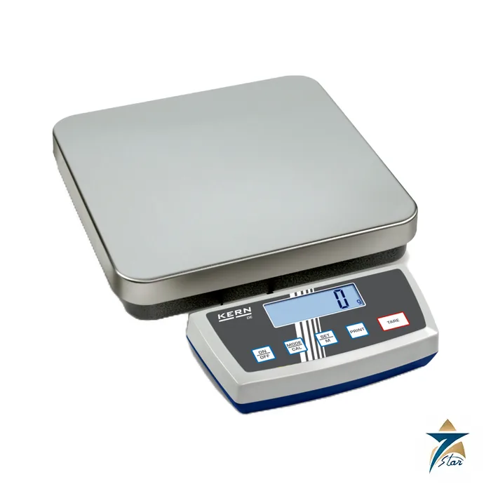 KERN DE series stainless steel platform scale family photo (DE 150K20D belongs to this family)