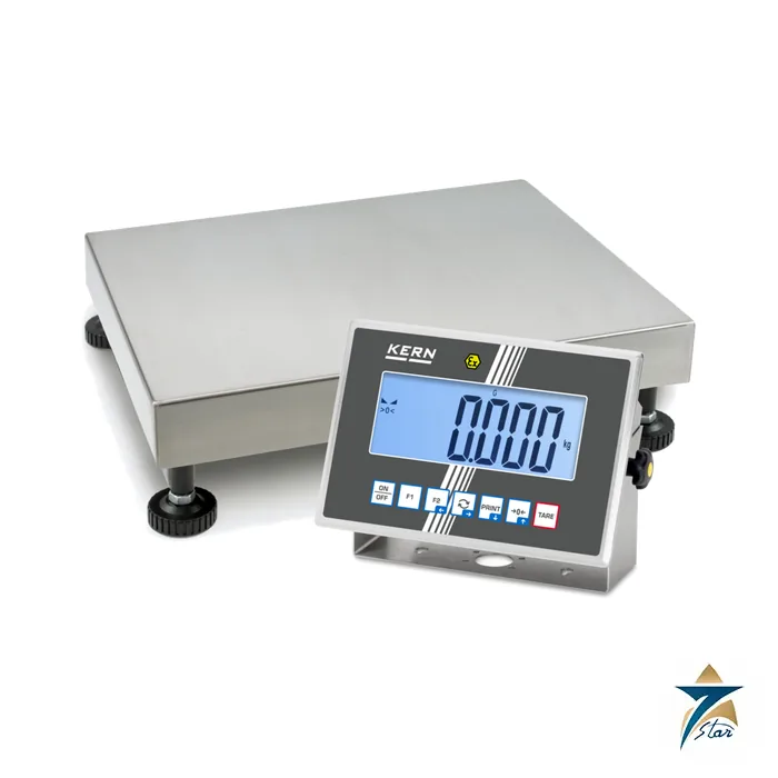 KERN IXC-EX2 ATEX platform scale with stainless steel display device (photo shows the IXC 100K-3-EX2)