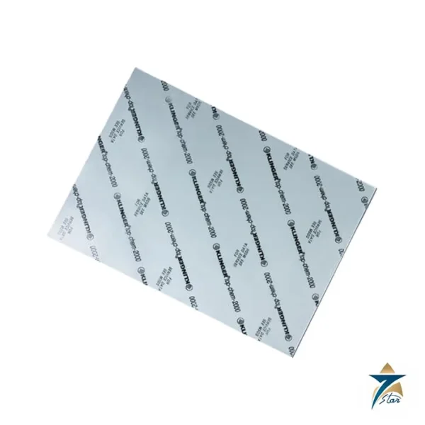 Klinger top-chem 2000 gasket sheet and ring gasket