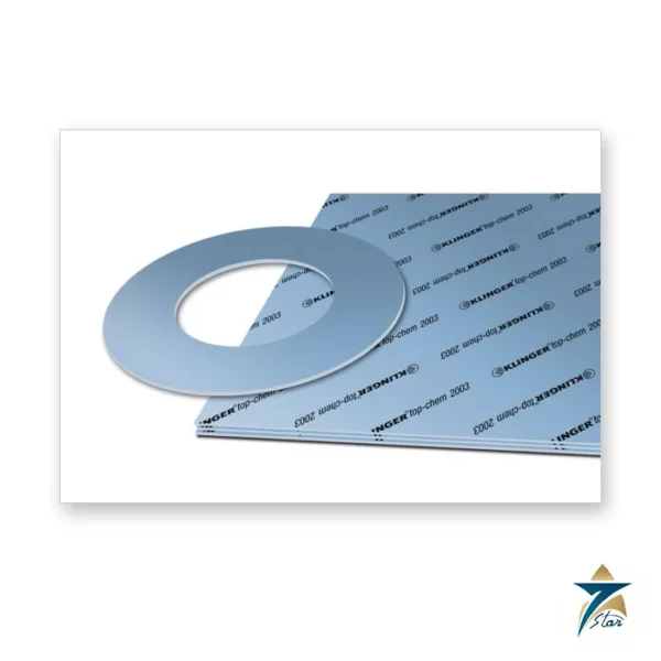 Klinger top-chem 2003 gasket sheet and ring gasket