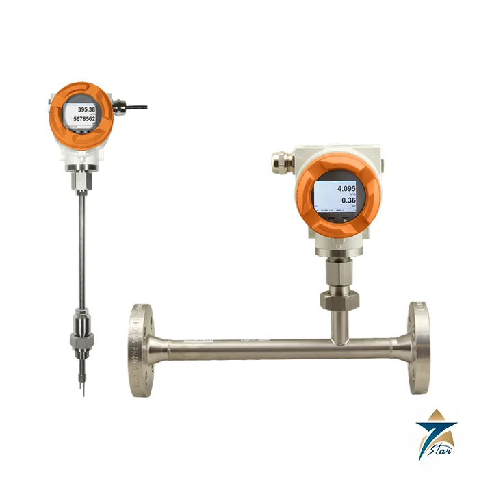 KOBOLD KEC thermal mass flow meters, immersion KEC-1 and in-line KEC-2 with display KOBOLD KEC thermal mass flow meters, immersion KEC-1 and in-line KEC-2 with display