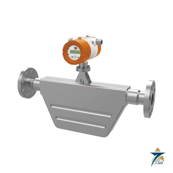 KOBOLD TMU dual-tube Coriolis mass flow meter with UMC4 transmitter