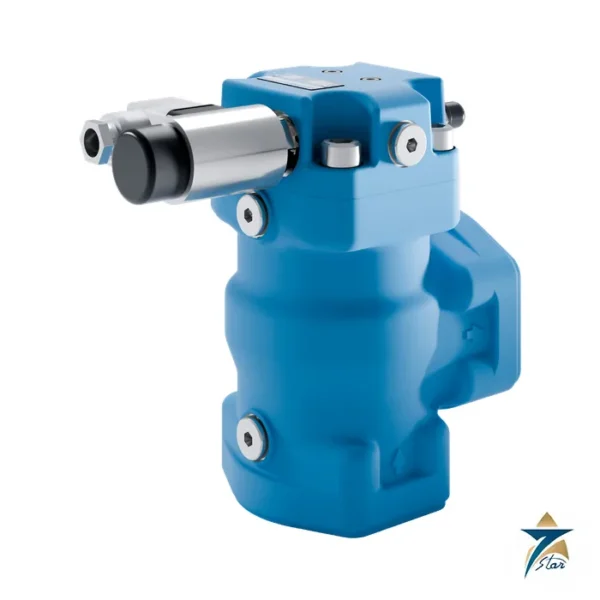KRACHT DV S pilot operated pressure valve with solenoid pilot
