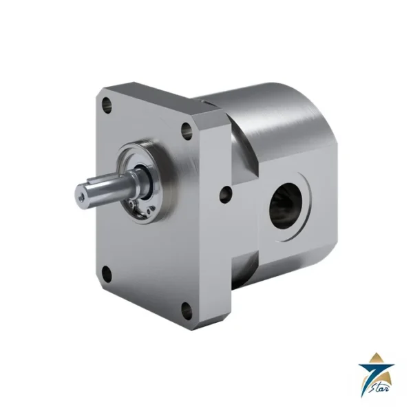 KRACHT KF 0 stainless steel external gear pump with flange mount