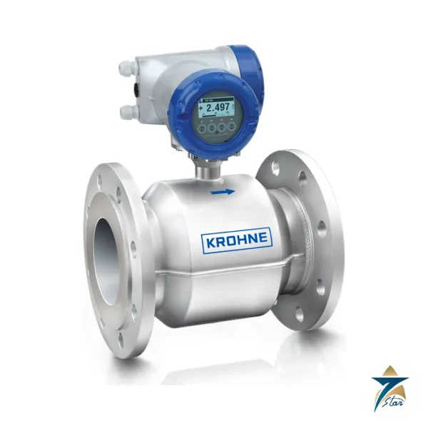 KROHNE WATERFLUX 3300 F electromagnetic flowmeter with field converter