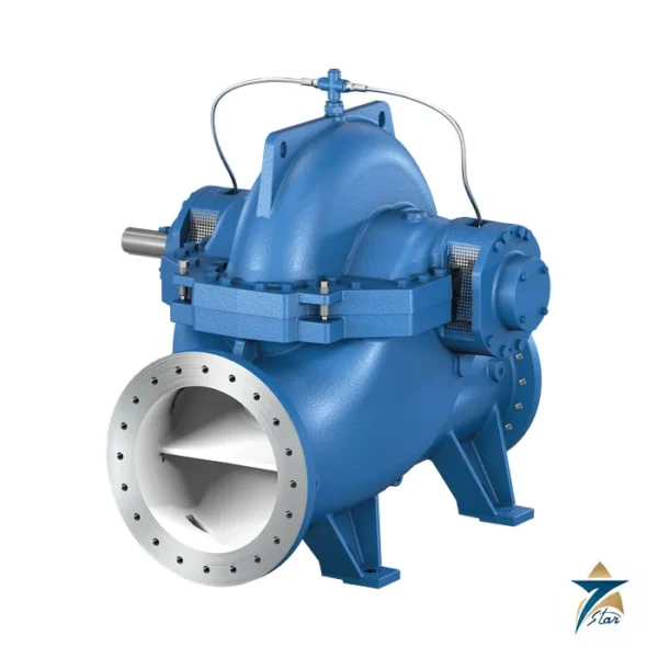 KSB RDLO axially split volute casing pump