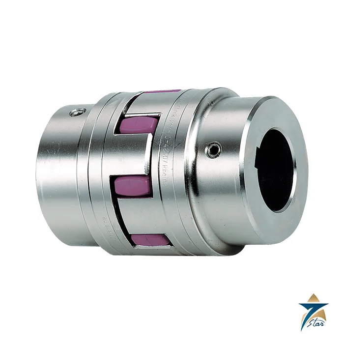 ktr-rotex KTR ROTEX torsionally flexible jaw coupling with purple spider