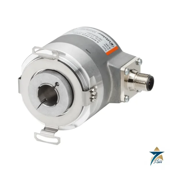 Kübler Sendix 5883 hollow-shaft multiturn absolute encoder with M12 connector