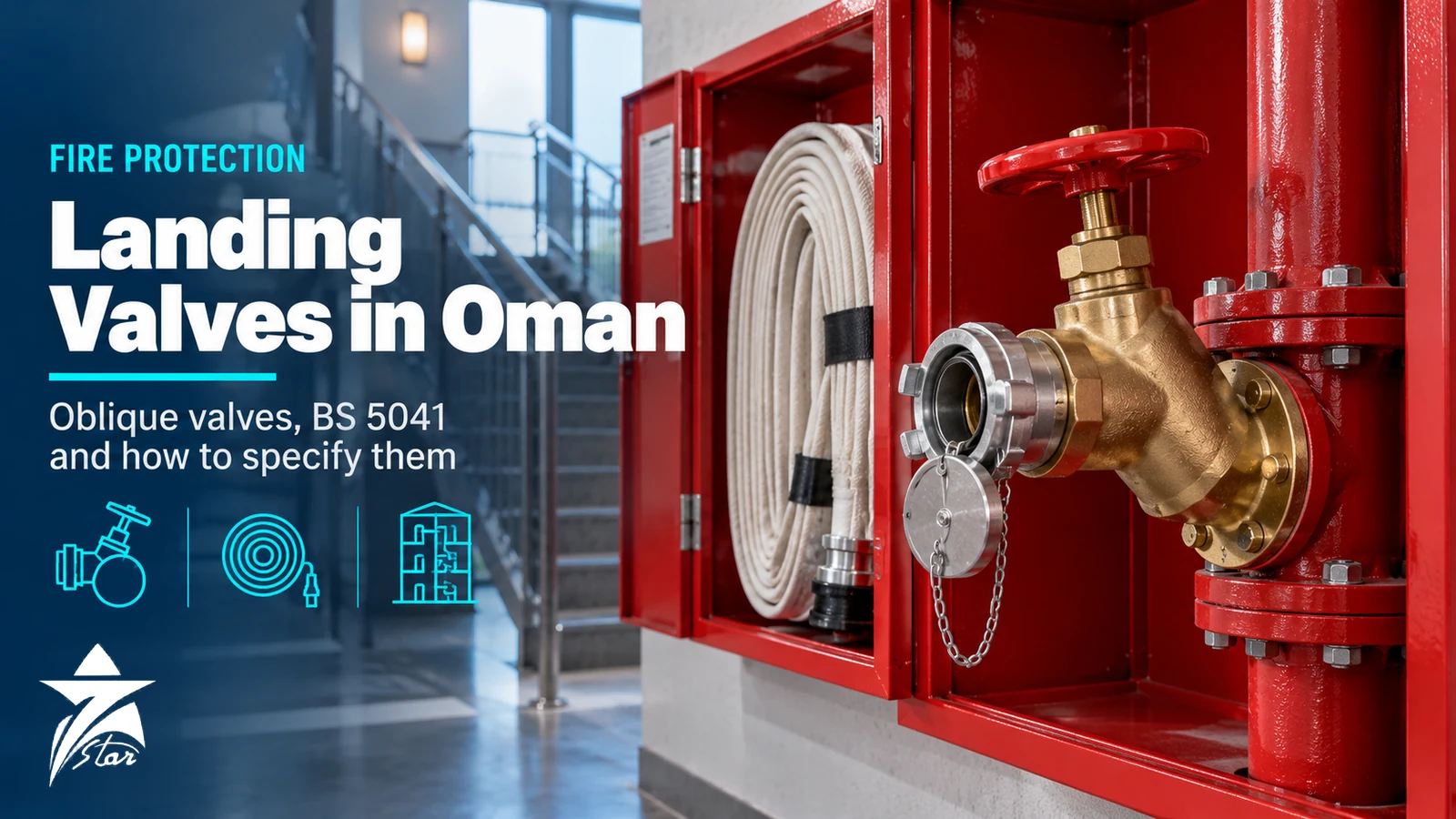 Landing Valve Supplier in Oman: Oblique Landing Valves, BS 5041 and How to Specify Them - Seven Star LLC