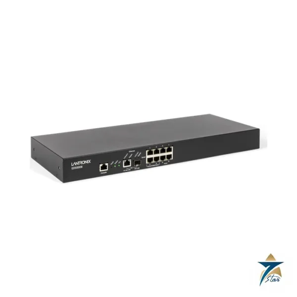 Lantronix EDS5008 8-port rack-mount serial device server