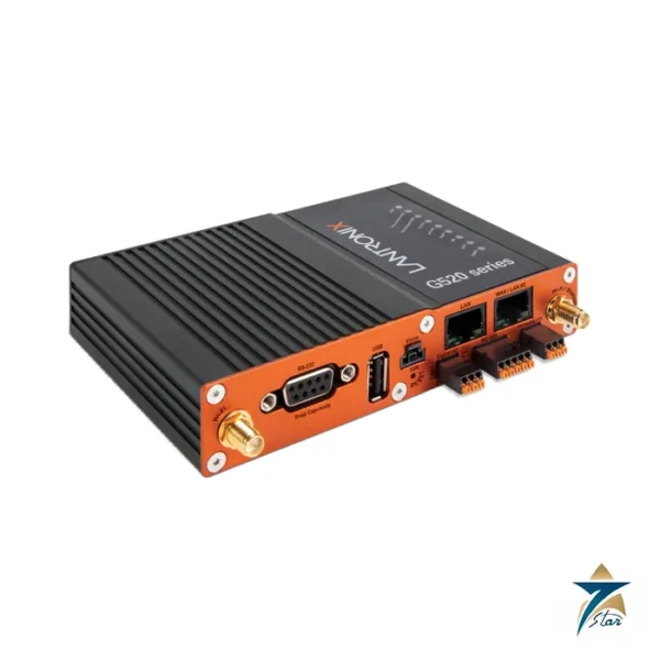 Lantronix G520 series industrial LTE cellular gateway (G520 family photo, G526GP12S)