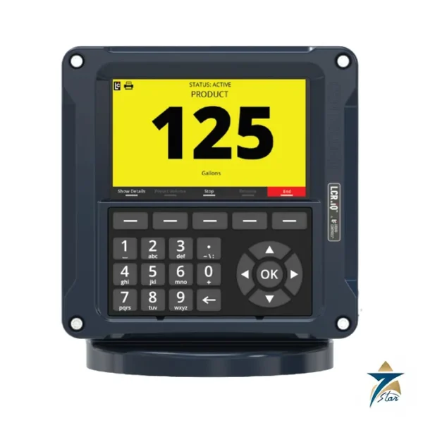 Liquid Controls LCR.iQ electronic register with 7 inch display and keypad
