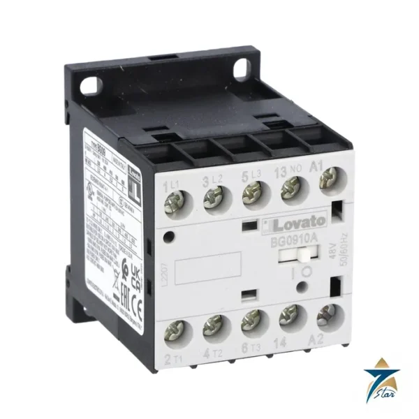 Lovato 11BG0910A230 9A Three-Pole Contactor