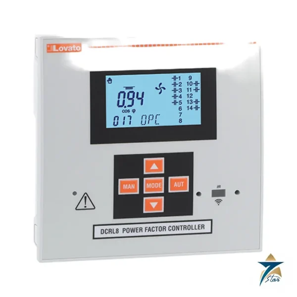 Lovato DCRL8 automatic power factor controller