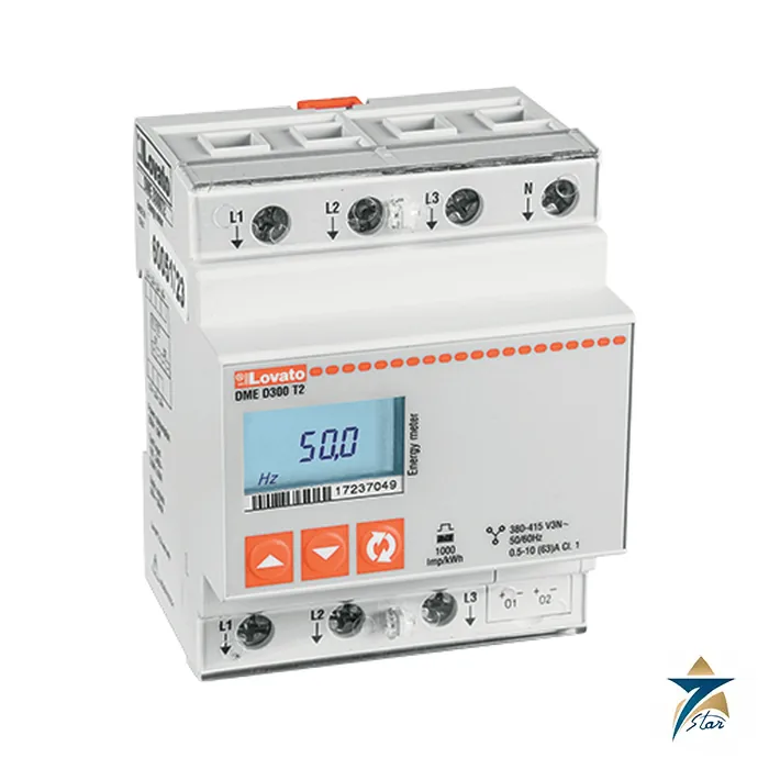 Lovato DMED300T2 three-phase energy meter