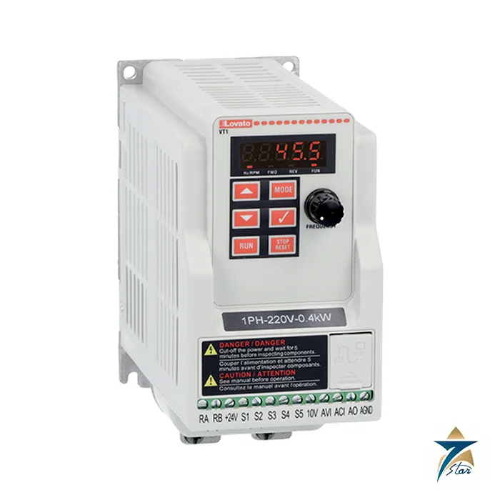 lovato-vt107a240 Lovato VT107A240 0.75 kW VT1 Variable Speed Drive