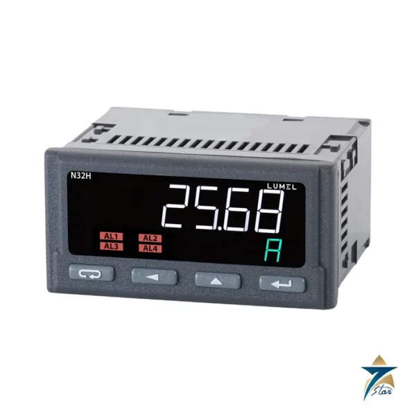 Lumel N32H digital panel meter of DC circuit parameters, 96 x 48 mm