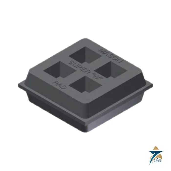 mason-super-w Mason Super W molded rubber vibration pad