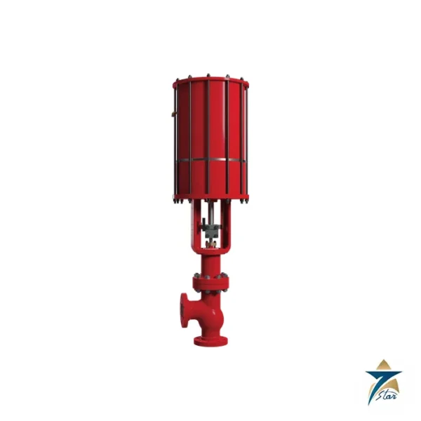Masoneilan 71000 Series Heavy-Duty Streamlined Angle Control Valve Supplied by Seven Star LLC
