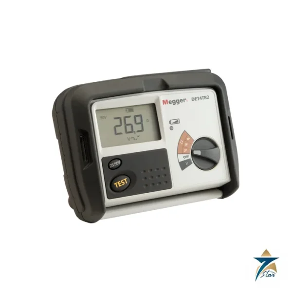 Megger DET4T2 Series Four-Terminal Earth Ground Resistance Tester Supplied by Seven Star LLC