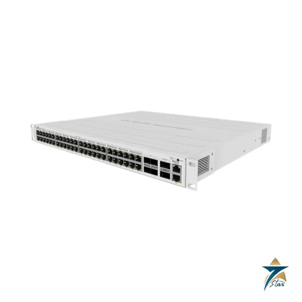 MikroTik CRS354-48P-4S+2Q+RM 48-port PoE rack-mount switch