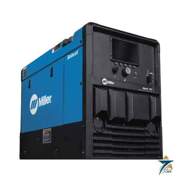 Miller Bobcat 265 engine-driven welder with control panel and weld stud covers