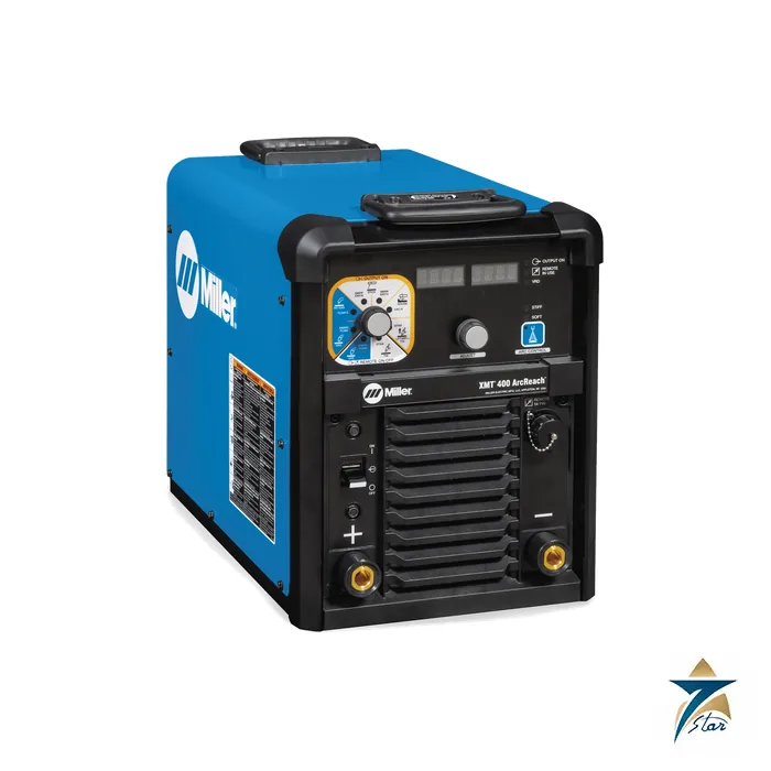 Miller XMT 400 ArcReach Multiprocess Welding Power Source Miller XMT 400 ArcReach Multiprocess Welding Power Source Supplied by Seven Star LLC