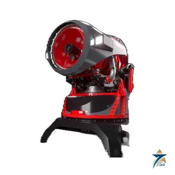 Minimax MXOne firefighting turbine on its stand