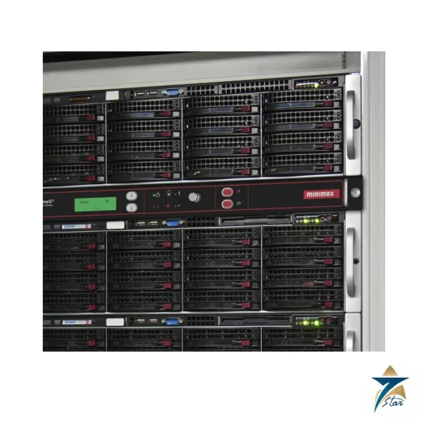 Minimax OneU fire protection unit in a 19 inch rack
