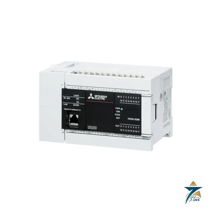 Mitsubishi FX5U MELSEC iQ-F Compact PLC CPU Module Mitsubishi FX5U MELSEC iQ-F Compact PLC CPU Module Supplied by Seven Star LLC