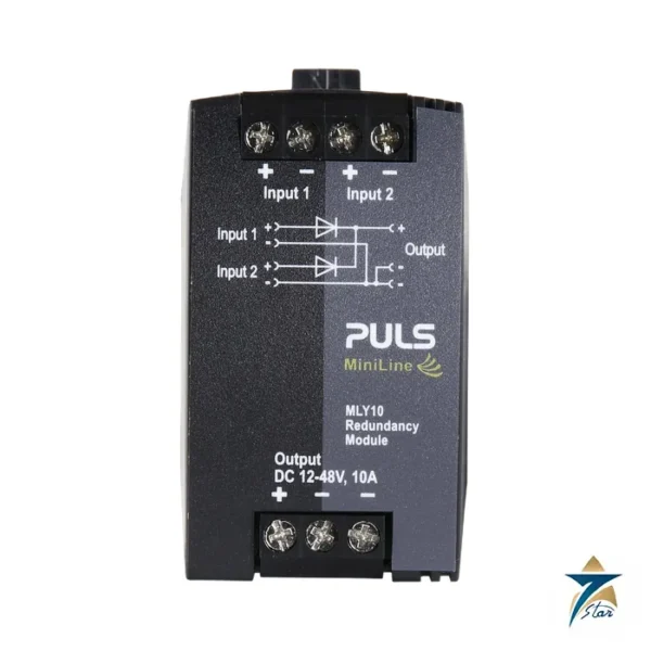 PULS MLY10.241 MiniLine-2 dual diode redundancy module, front view