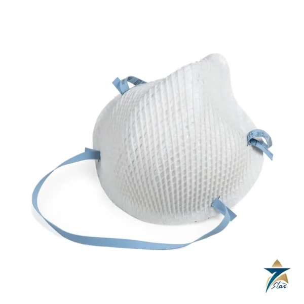 Moldex 2200N95 white disposable N95 particulate respirator with blue straps