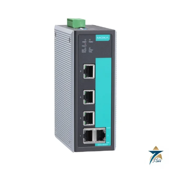 Moxa EDS-405A 5-port managed Ethernet switch