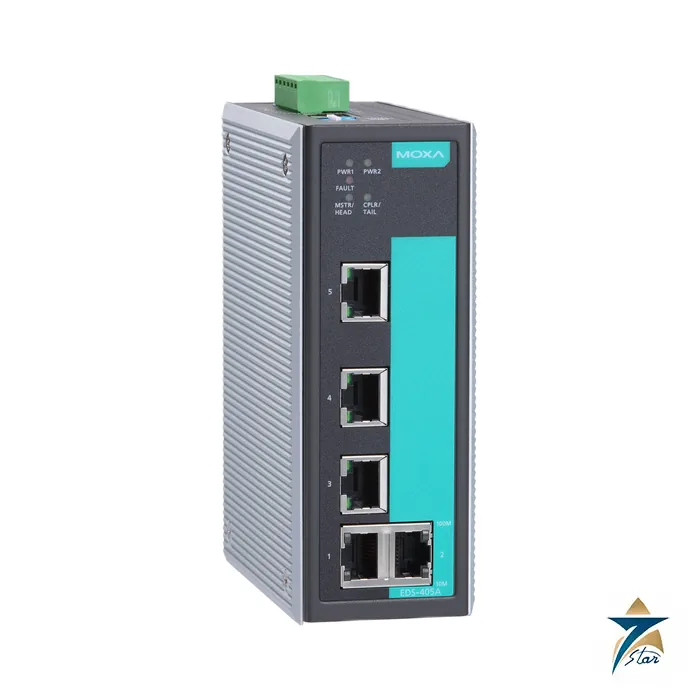 Moxa EDS-405A 5-port managed Ethernet switch
