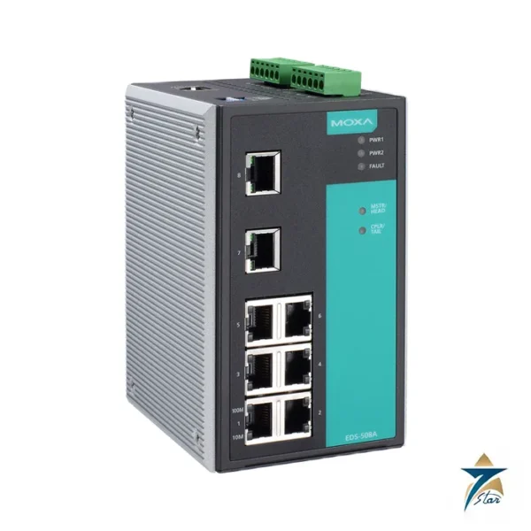 Moxa EDS-508A 8-port managed Ethernet switch